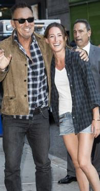Douglas Frederick Springsteen son Bruce Springsteen and granddaughter Jessica.